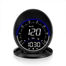 헤드업디스플레이 hud 자동차 속도계 새로운 G6 GPS HUD 속도계 자동 운전 방향 시간 헤드 업 디스플레이, 01 Black