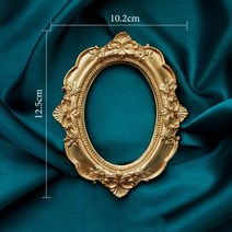 빈티지소품 벽장식소품 레트로 보석 사진 배경 소품 황금 빈티지 프레임 미니 장식 팔찌 목걸이 반지 촬영, b