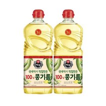 CJ제일제당 백설 콩기름 1.5L 2개