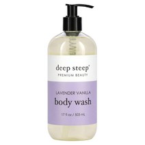 Deep Steep (딥 스팁) Deep Steep 바디 워시 라벤더 바닐라 503ml(17fl oz), 5개