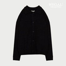 후아유 [NC충장] 오버핏 카라 니트 가디건 WHCKC3891M19BLACK 넉넉한 사이즈 편안한 니트 가디건