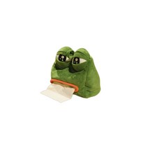 슬픈 개구리 페페 티슈케이스 집들이선물 생일선물 휴지커버 티슈커버, 페페 안대+아이스 쿨 패드