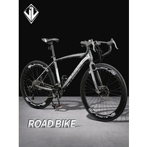 운동 출퇴근 자전거 가성비 저렴한 로드자전거 바이크, 26인치 27단 60휠 검정 및 빨강