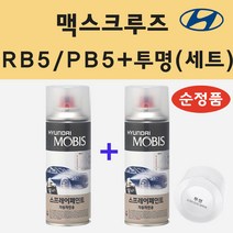 순정품 현대 맥스크루즈 RB5 PB5 타임레스블랙 스프레이 페인트 + 투명스프레이