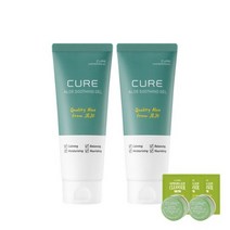 김정문알로에 큐어 알로에 수딩젤 150ml x 2p + 체험키트, 1세트