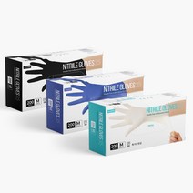 니트릴장갑 200매 라텍스장갑 요리용 일회용 위생 고무장갑, 식품용검정(200매)XS