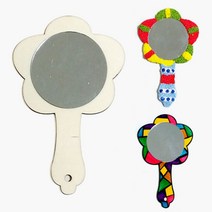 모비딕파워 [모비딕파워] 백고무밴드 사무용품 공작시간재료 공작수업재료 탈만들기 이브이에이, 아★ 나무 손거울 만들기 별 10개묶음, [좋습니다]