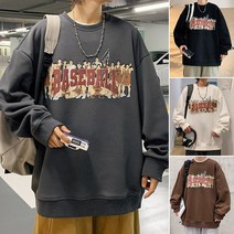 ANYOU 추동 맨투맨 후드티 남녀공용 오버핏 후드티