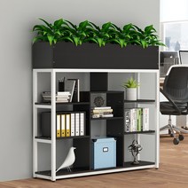 노르딕 아일랜드 낮은 가벽 파티션 수납 수납장 분할 방나누기 나무 침실 안방 신발장 거실, 길이120폭29높이110 흰프레임+검정함