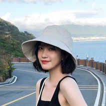FUAIYOU 봄 여름 가을 와이어 코튼 3Color 휴대용 버킷햇 모자