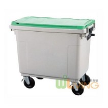 분리수거함(HDPE) (상차용660L/평면뚜껑), 단품