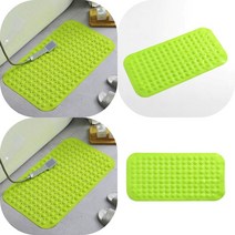 마트498 타일흡착 논슬립 욕실매트(34x64) 형광그린 원룸자취 베란다매트 수영장매트 벌집매트 샤워발판 목욕탕매