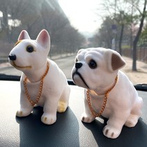 자동차 강아지 흔들이 인형 장식품 노호혼 용품, B51-닥스훈트, 1개