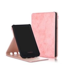 ebook리더기 이북리더 전자책뷰어 smart cover for pocketbook 616 627 632 633 628 606 color case funda for touch, 분홍색
