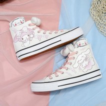 여성 스니커즈 laurel dog high top 캔버스 운동화 가을 신발 일본 스타일