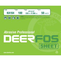 천사포 목공용 디어포스 천샌딩페이퍼 KA164 80방부터 400방, 150방 1권(50장)