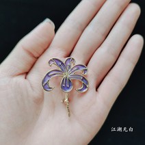 부토니에 정장 양복 코디 브로치 IRIS METAL BADGE BROOCH SIMPLE 다목적 문학 핀 BUTTON 스웨터 CARDIGAN 액세서리 MEN& WOMEN& RETRO 브로치