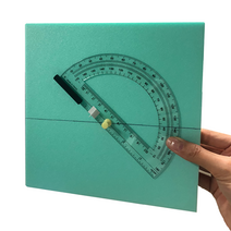 하늘색 우드락 태양고도측정기(1인용) 과학 관찰