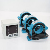 유속계 3pcs 클램프 CT 센서 AC0-50A 100A 150A 200A 400A 600A 상 전류계, 04 500A_01 72*72 미리메터