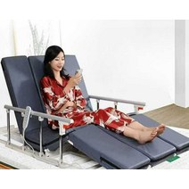 리프트 병원침대 스마트 각도조절 등받이 뒤집기가능, ㄹ자동타이머 뒤집기스폰지 패드