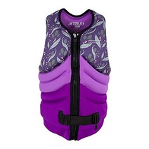 JETPILOT (제트 파일럿) 여성 라이프 재킷 QUANTUM Y F E NEO VEST-BEC 퍼플 JA21304 (12 L)