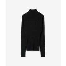 SUNFLOWER 남성 립 터틀넥 니트 - 블랙 / 3017999 RIB TURTLE NECK KNIT