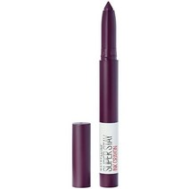 Maybelline New York Superstay 매트 잉크 크레용 롱래스팅 핑크 립스틱 정밀 어플리케이터 80 런 더 월드 22ml(0.76액량 온스), FORGET THE RULES