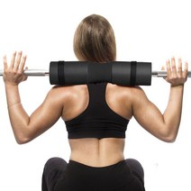힙쓰러스트머신 힙어브덕션 홈짐 하체 운동 기구 미끄럼 방지 피트니스 스쿼트 패드 바벨 쿠션 폼 스폰지, 02 Black