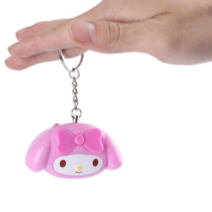 여성 호신용품 토끼 캐릭터 경보기, 핑크, 1개