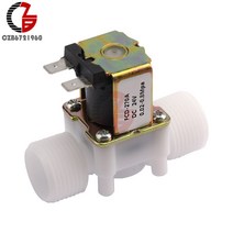 솔 체크 솔레노이드 벨브 3/4 quot솔레노이드 밸브 DC 12V 24V 110V 220V 자기 세탁기 디스펜서 식수 공압 압력 컨트롤러 스위치, [01] 3/4