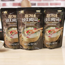 정가네 바지락국 칼국수 국내산 제철 햇 바지락탕 전북 고창 바지락 밀키트, 바지락국 6팩 + 칼국수면 1팩