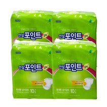안심 포인트 성인용 겉기저귀 특대형 40매(4팩) 매직테이프 찍찍이타입, 10개입, 4개