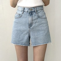 리리의감각 여성 핏예쁜 3부 숏 데님 반바지 팬츠 (연청 진청 흑청)