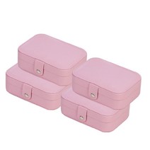 베어플 쥬얼리 박스 악세사리 보관함, 4개, 핑크