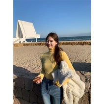 HQINT 여성 겨울티 오버핏 긴팔티셔츠 빅사이즈 심플 여자 티셔츠 티셔츠긴팔 긴팔티 겨울 베이직 데일리 기본티 ZB-47377