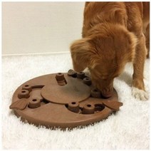 니나오토슨 도그 워커 강아지 IQ 장난감 지름 35cm x 높이 5.1cm, 5개