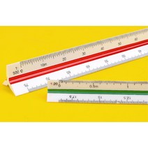 건축 제도용 도면용 삼각 스케일 자 t스퀘어 수직수평, 1개, 15cm 저배율
