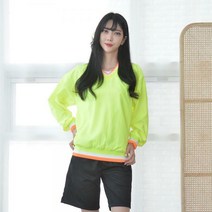왈가닥 형광 바람막이 브이넥 티셔츠 4color