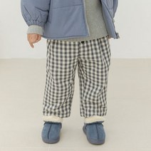 바브키즈 체크본딩팬츠