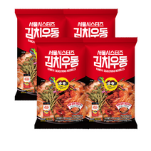 [서울시스터즈] 김치우동 봉지면 (4개입)