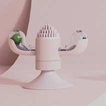 고양이 원목 공간박스 캣타워 중형 대형애완 동물 용품 장난감 재미 있는 고양이 개박하 선인장 흡입 컵과, 02 pink