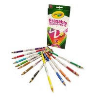Crayola 지워지는 색연필 12색/ 어린이집 초등색연필 미술준비물 학원 학교