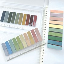 치즈 바닐라 카푸치노 반투명 인덱스 책표시 탭 북마크, 치바카3종인덱스