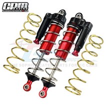 GPM 알루미늄 합금 전면/후면 L 모양 충격 흡수 댐퍼 아르마 1/5 크라톤 8S 아웃캐스트 4WD RC 자동차용, 03 Front 2pcs Red