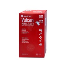 메디컴 불칸 니트릴 장갑 150 매 - 중형 Medicom Vulcan Nitrile Gloves 150ct - Medium