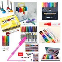 6색 12색 네임펜 세트 24색 유성매직 12색 보드마카 20종 모음, 5번)라인프러스 TWIN 네임펜(흑색)12자루