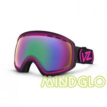 VON ZIPPER Feenom 스키/스노우보드 고글 - 추가 렌즈 포함, Pink/SmokePinkChrome