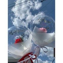 [라플레이스]한송이 스승의날 꽃풍선, 레드