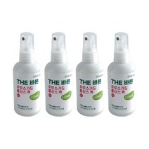 [뿌리는 스프레이형] 모기기피제 더바른 무무스가드플러스 X 4개 이카리딘15% 로하스인증 기피제