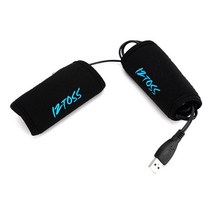 자전거 부품 용품 전기자전거iztoss usb 전원 전기 오토바이 가열식 핸들 바 보온 슬리브 오토바이 스쿠터 용 온도 컨트롤러 포함, 검은 색
